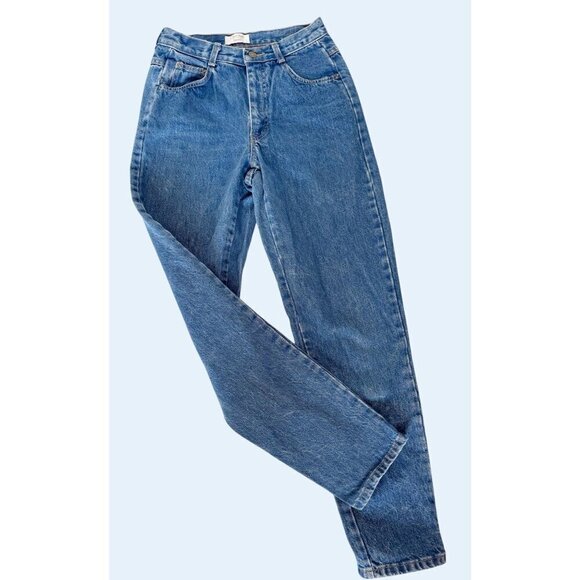 Vintage CALVIN KLEIN Sport Hi Waisted Mom Jean 80s / 90s Sz 24 - Picture 1 of 8